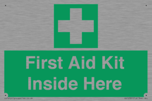 First Aid Kit Inside Here